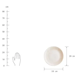 ATLANTIS Dinnerteller 4er-Set