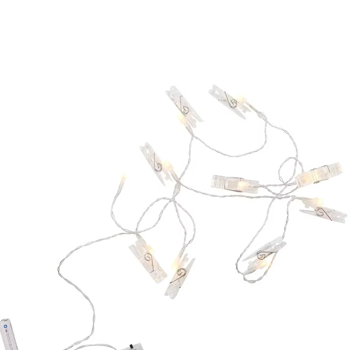 CLIP ART LED-Lichterkette Klammern