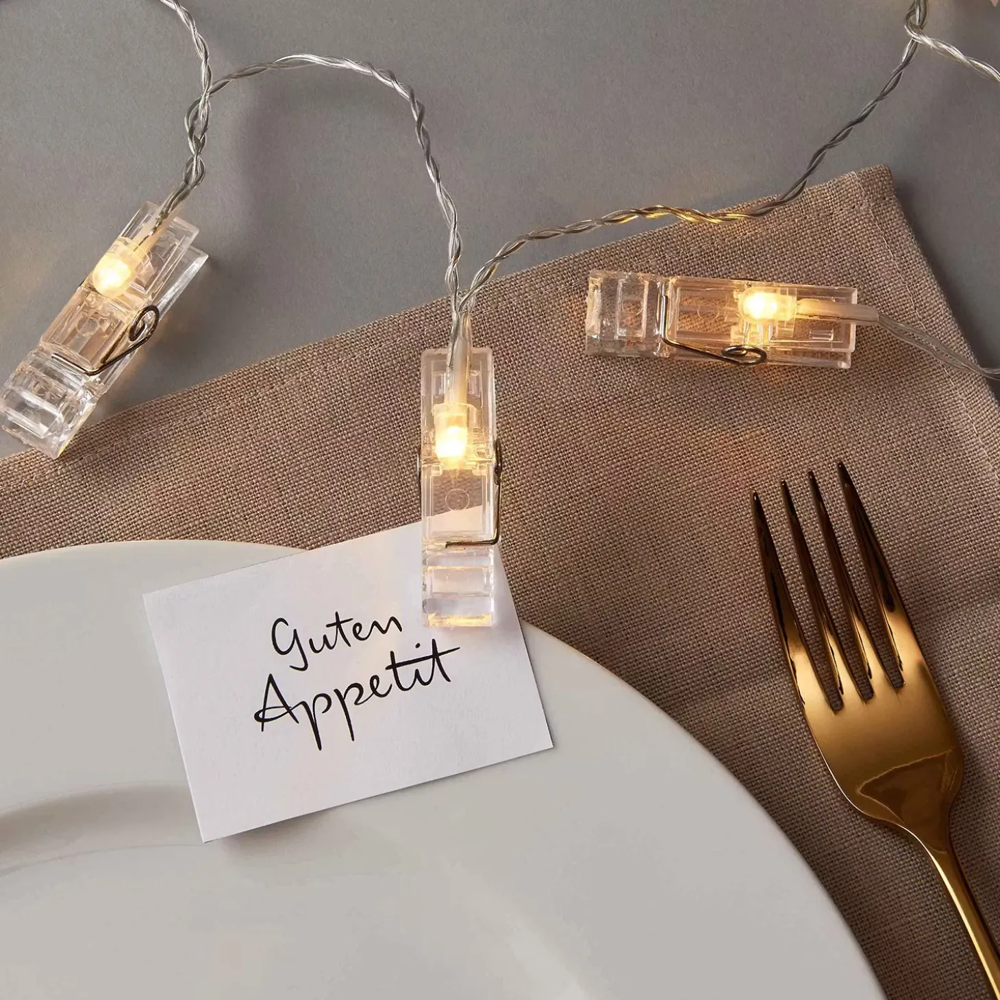 CLIP ART LED-Lichterkette Klammern