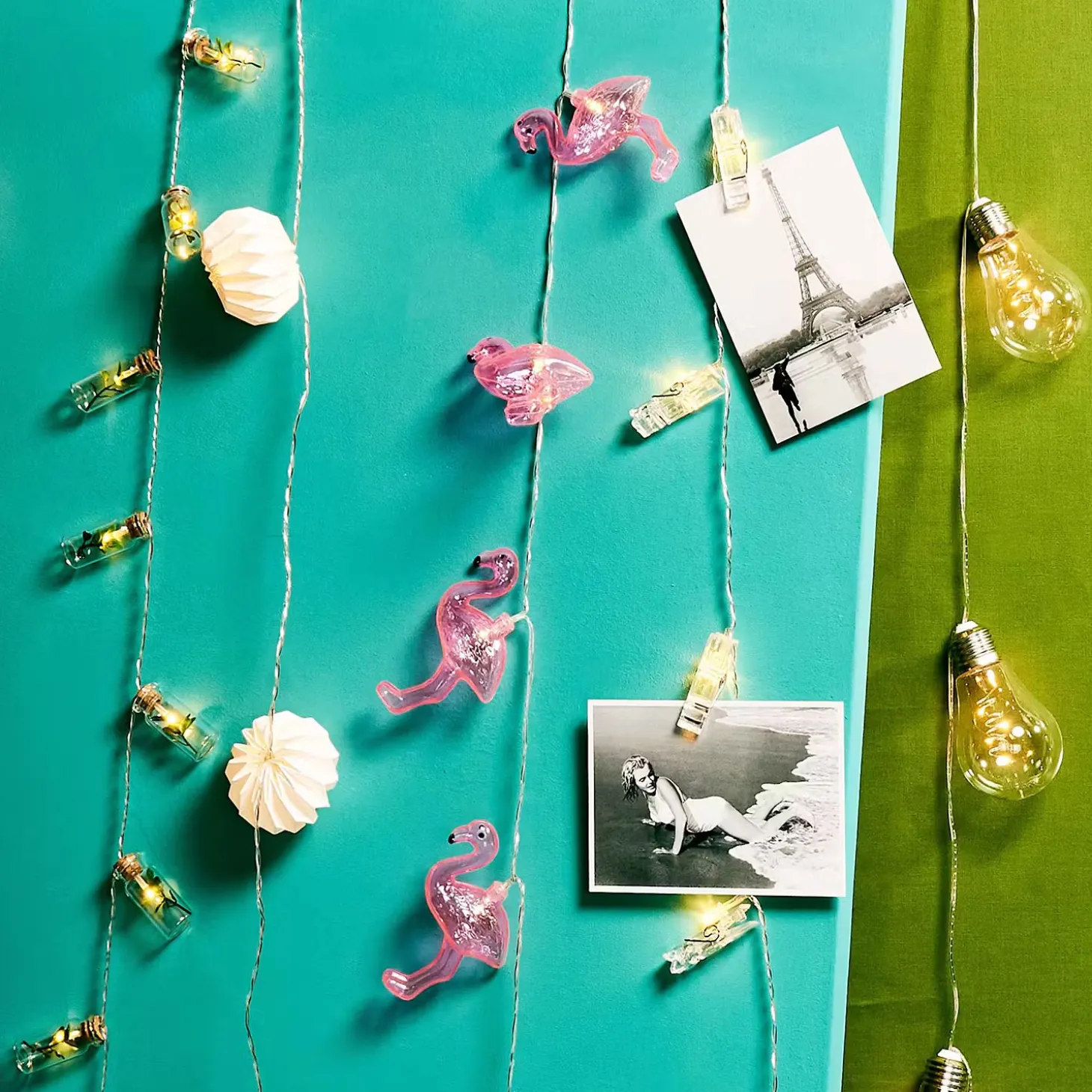 CLIP ART LED-Lichterkette Klammern