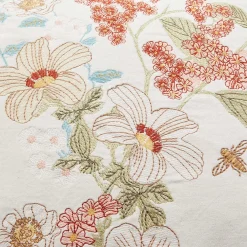 COTTON VELVET Dekokissen Blumen