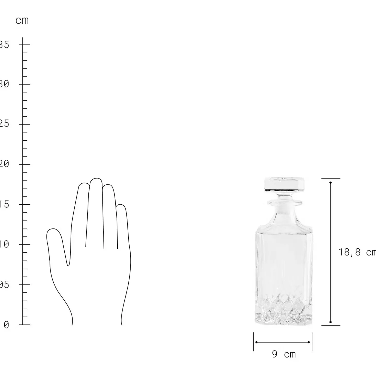 CRYSTAL CLUB Karaffe