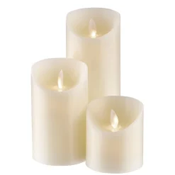 GLOWING FLAME LED Kerzen-Set 3-tlg.