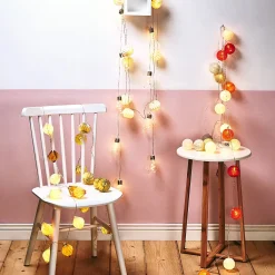 HANAMI LED Lampions-Lichterkette 6er-Set