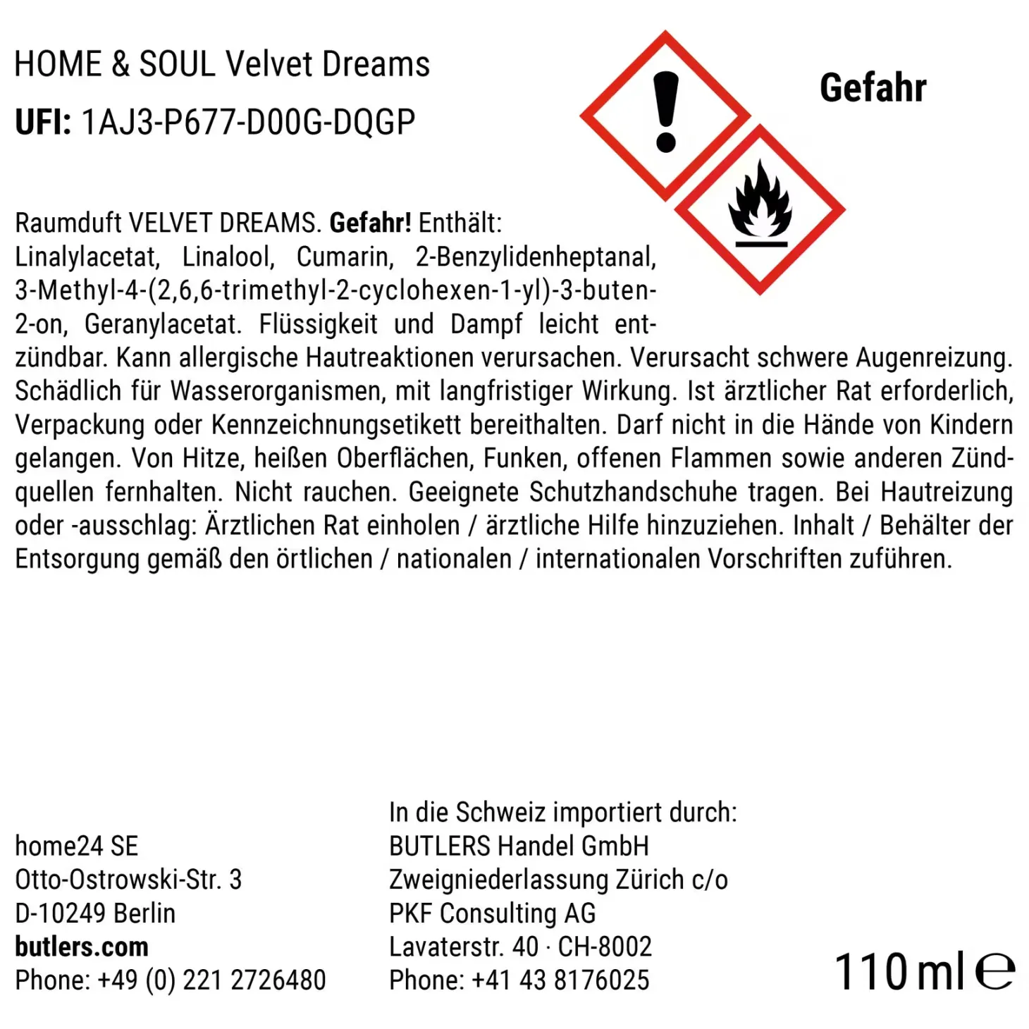 HOME & SOUL Raumduft Velvet Dreams