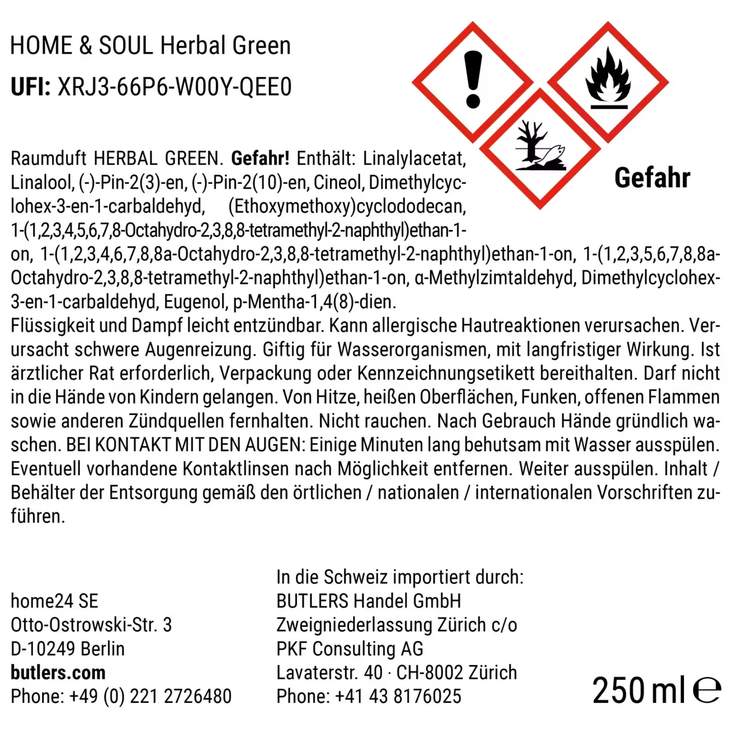 HOME & SOUL Raumduft X Herbal Green