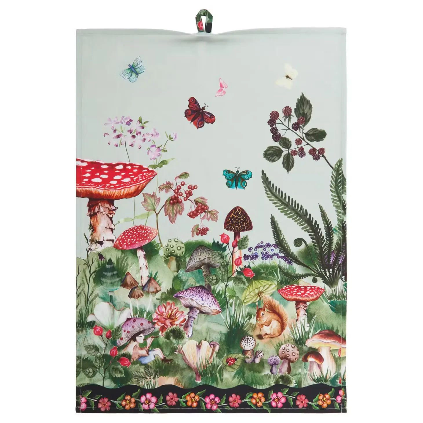 KITCHEN TALES Küchentuch Wald 4er-Set