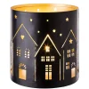 LUMINOUS Windlicht Häuser