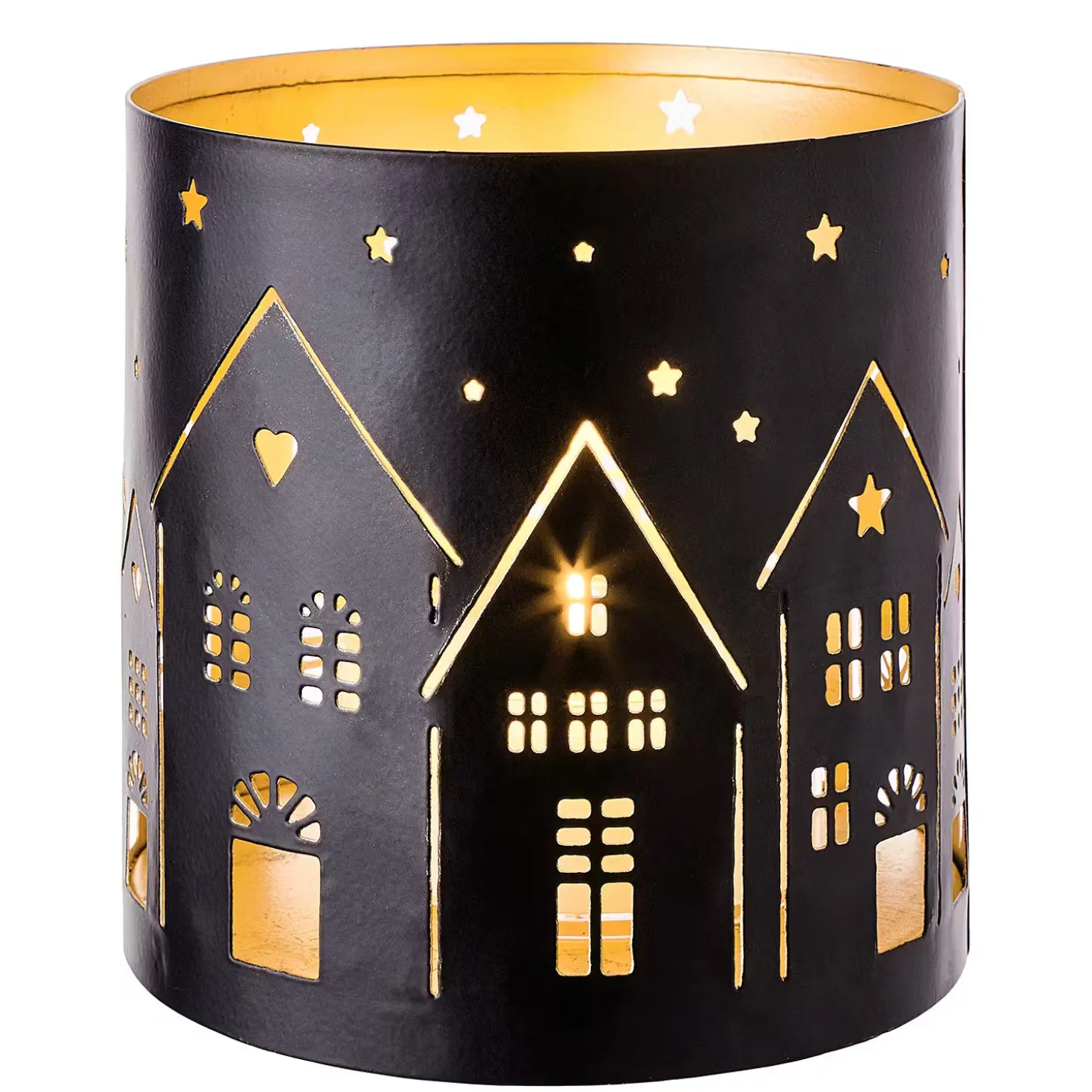 LUMINOUS Windlicht Häuser