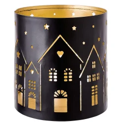 LUMINOUS Windlicht Häuser