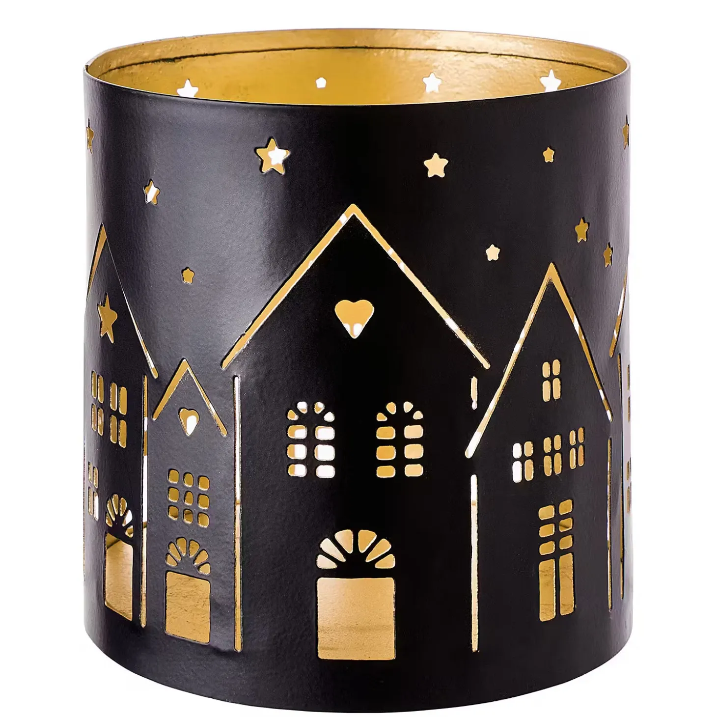 LUMINOUS Windlicht Häuser