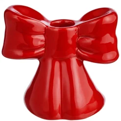 PRESENT Kerzenhalter Schleife