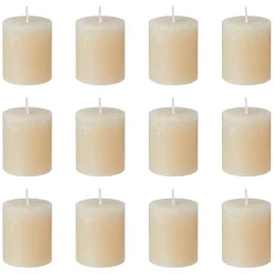 RUSTIC Stumpenkerze 12er-Set