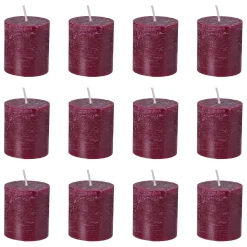 RUSTIC Stumpenkerze 12er-Set