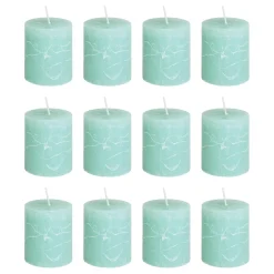 RUSTIC Stumpenkerze 12er-Set
