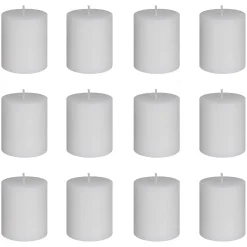 RUSTIC Stumpenkerze 12er-Set