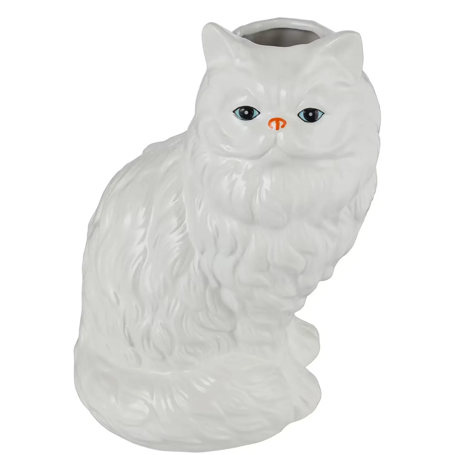 SNOW WHITE Vase Katze