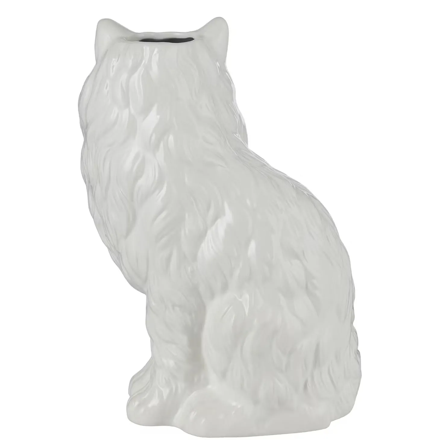 SNOW WHITE Vase Katze