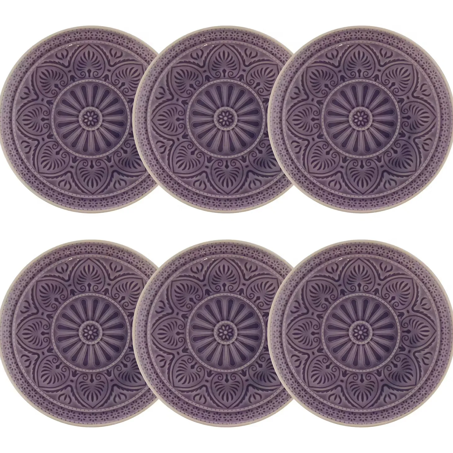 SUMATRA Teller 6er-Set