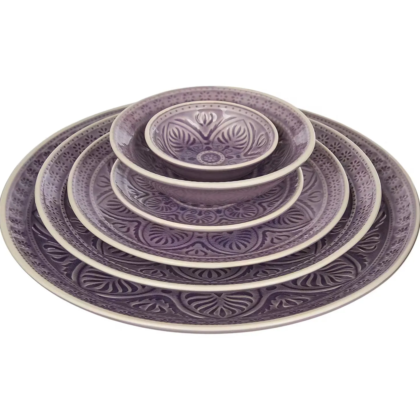 SUMATRA Teller 6er-Set