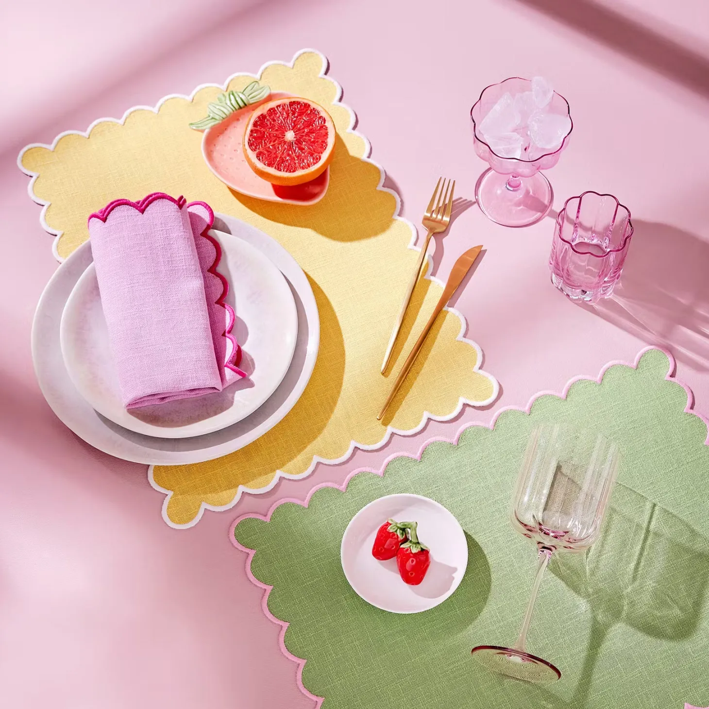 SUMMER CHEER Tischset 4er-Set