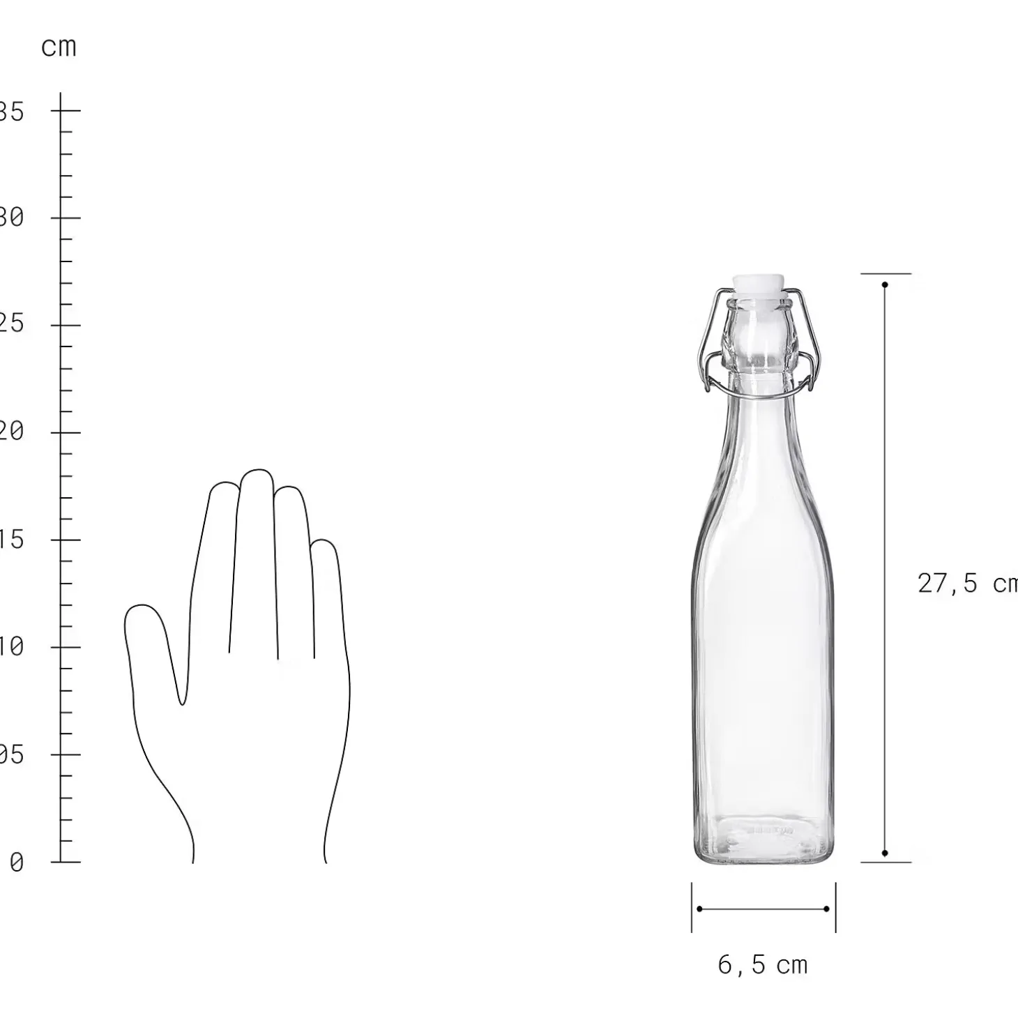 SWING Flasche mit Bügelverschluß 6er-Set