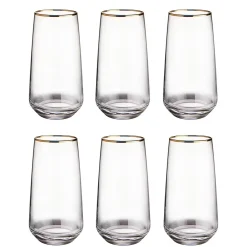 TOUCH OF GOLD Longdrinkglas 6er-Set