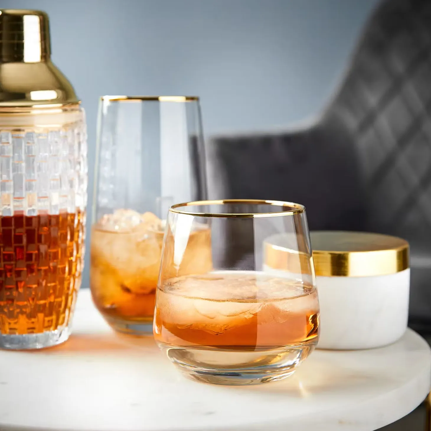 TOUCH OF GOLD Longdrinkglas 6er-Set