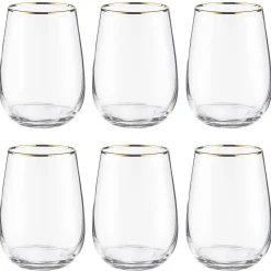 TOUCH OF GOLD Trinkglas 6er-Set