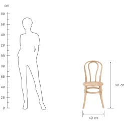 WIENER MELANGE Stuhl