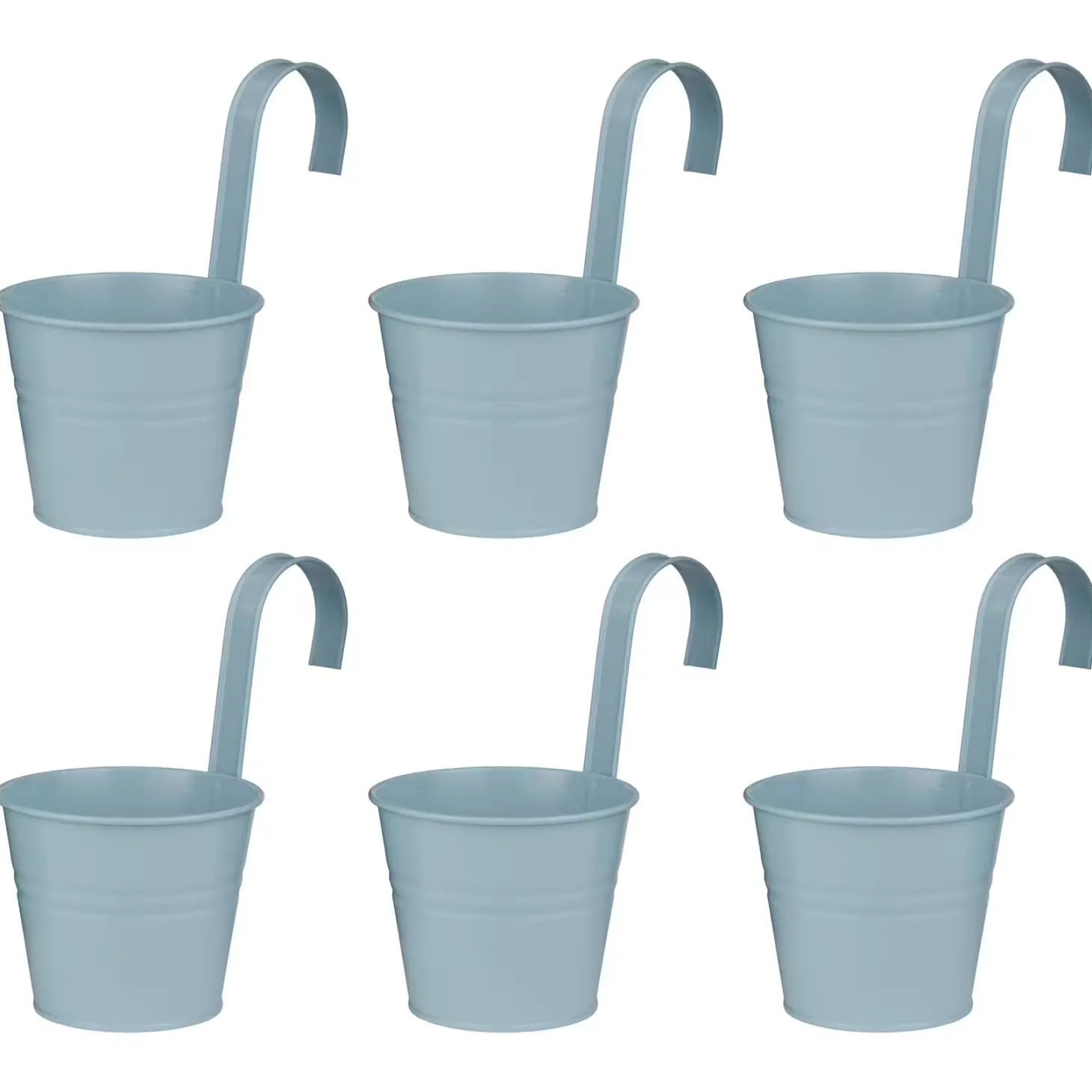 ZINC Hängetopf 6er-Set